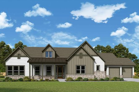 New construction Single-Family house 3212 Honeywood Dr, Leander, TX 78641 plan The Aldenridge - image