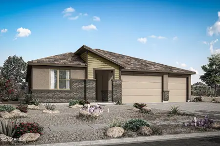 New construction Single-Family house 14769 W Lariat Trl, Surprise, AZ 85387 plan Crimson - image