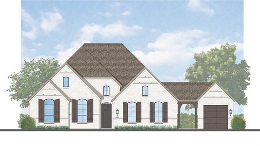 New construction Single-Family house 2819 Cedar Rdg, Sherman, TX 75092 plan Canterbury G Plan - image