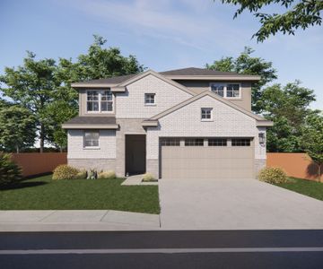 New construction Single-Family house 25812 Jasmine Sprig Ln, Elgin, TX 78621 plan Simone - image