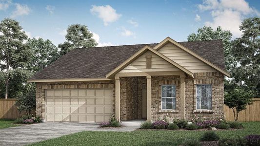 New construction Single-Family house 18221 Emu Ln, Manor, TX 78653 Kimble- photo 0