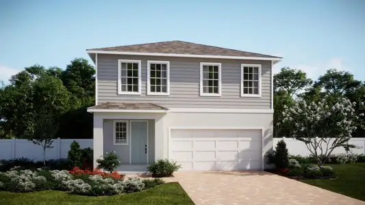 New construction Single-Family house 1107 Happy Forest Lp, Deland, FL 32720 plan Vero - image