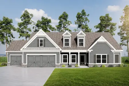 New construction Single-Family house 109 River Rdg Walk, Monroe, GA 30656 plan (GA) Emerson Ranch A.3 3 Front Entry - image