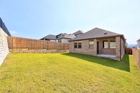 New construction Single-Family house 8012 Shining Flor Run, Lago Vista, TX 78645 plan Cedar | Lakeside at Tessera - image