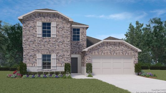 New construction Single-Family house 849 Peccary Place, Seguin, TX 78155 The Midland- photo 0