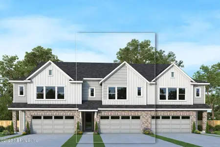New construction Townhouse house 10184 Element Rd, Jacksonville, FL 32256 - image