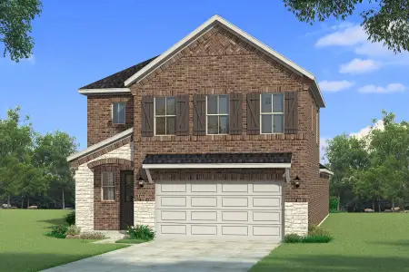 New construction Single-Family house 172 Ashbrook St, Little Elm, TX 75068 plan Bonhill - image
