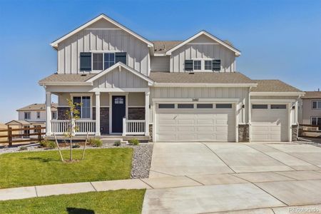 New construction Single-Family house 3482 N Highlands Creek Parkway, Aurora, CO 80019 The Avon- photo 0