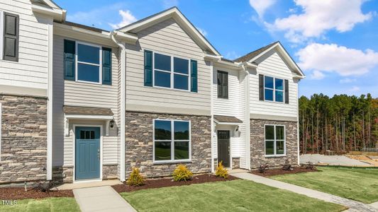 New construction Townhouse house 531 Old Battle Bridge Rd, Wendell, NC 27591 Blake- photo 2 2