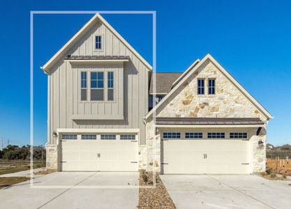 New construction Duplex house 107 Flora Springs Cove, Liberty Hill, TX 78642 - photo 0