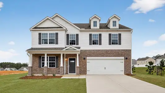New construction Single-Family house 3000 Platinum Circle, W, West End, NC 27376 plan Columbia - image