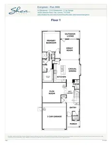 New construction Single-Family house 13135 Hidden Village Ct, Conroe, TX 77302 plan 3059 Elevation B - image