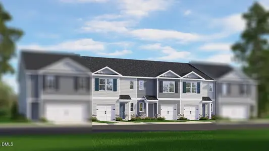 New construction Townhouse house 409 Belgian Red Wy, Wake Forest, NC 27587 plan PEARSON - image