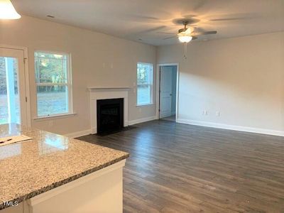 Family room from kitchen