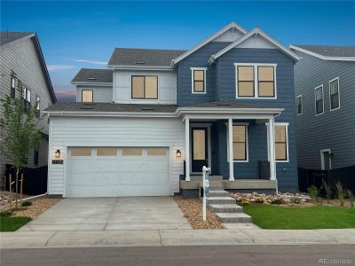 New construction Single-Family house 11105 Star Fall Street, Littleton, CO 80125 4052 Twilight Exterior B - Lake Cottage- photo 0