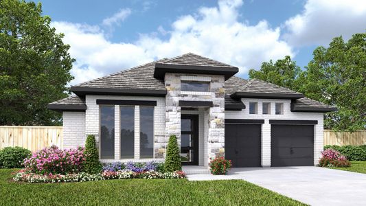 New construction Single-Family house 15951 Mahogany Mist Dr, Conroe, TX 77302 plan 2474W - image
