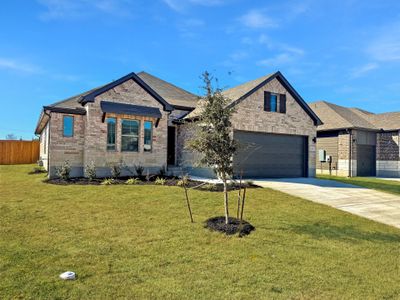 New construction Single-Family house 109 Divisadero Dr, Hutto, TX 78634 plan Sabine | Prairie Winds - image