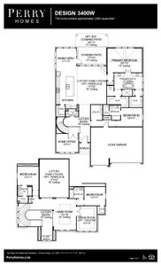 Floor Plan for 3400W