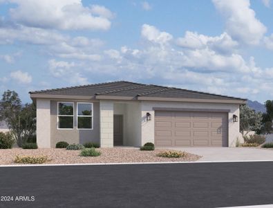 New construction Single-Family house 24156 W Sunland Avenue, Buckeye, AZ 85326 Sunflower Homeplan- photo 0