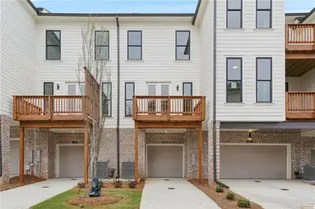 New construction Townhouse house 120 Iveybrooke Ln, Unit 65, Alpharetta, GA 30009 plan The Barnsley I - image
