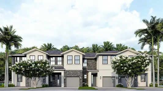 New construction Townhouse house 7229 Sw 46 Ct, Davie, FL 33314 - image