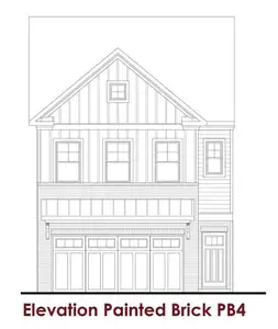 New construction Townhouse house 318 Brook Landing Cir, Auburn, GA 30011 plan Durham - image