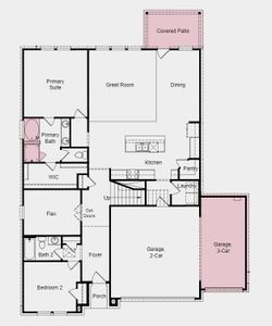 Structural options added include: 3-Car Garage, soaking tub in primary suite, covered outdoor living and doors at study.