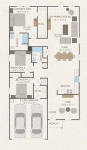 Pulte Homes, Hewitt floor plan