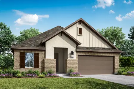 New construction  house 16201 Smithers Rd, Manor, TX 78653 plan Clebourne - image