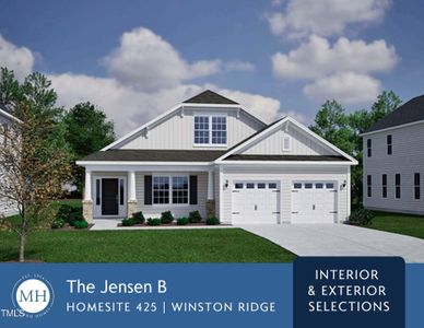 New construction Single-Family house 140 Sugarmaple Wy, Youngsville, NC 27596 plan Jensen - image