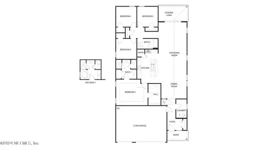 New construction Single-Family house 20 Summerwood Rd N, Palm Coast, FL 32137 plan CAMELLIA - image