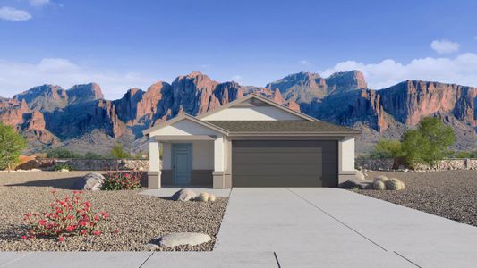 New construction Single-Family house 34910 W Lucca Dr, Maricopa, AZ 85138 plan Harper - image