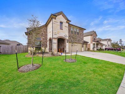 New construction Single-Family house 21403 Trebuchet Dr, Kingwood, TX 77339  The Providence- photo 1 1