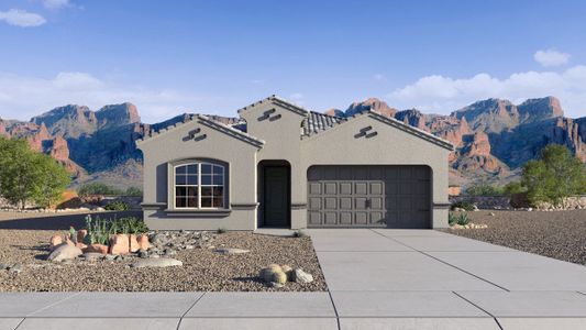 New construction Single-Family house 7432 W Quail Track Dr, Peoria, AZ 85383 Barstown- photo 0