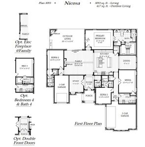 New construction Single-Family house 7213 Fireside Dr, Northlake, TX 76226 Nicosa- photo 0
