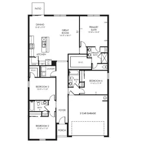 New construction Single-Family house 3253 Viceroy Ct, Poinciana, FL 34759 plan Hibiscus - image