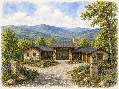 New construction Single-Family house 488 Warbler Ln, Black Mountain, NC 28711 - image