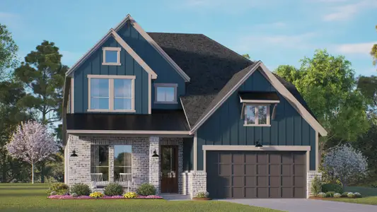 New construction Single-Family house 13227 Valley Orchard Ln, Tomball, TX 77375 plan Medina - image