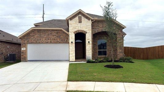 New construction Single-Family house 145 Leon Ave, Rhome, TX 76078 plan Santa Fe - image