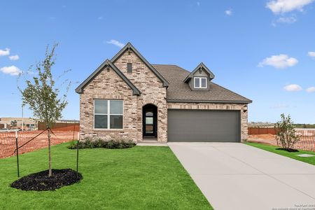 New construction Single-Family house 5818 Gunner Pt, New Braunfels, TX 78130 plan The Flora - image