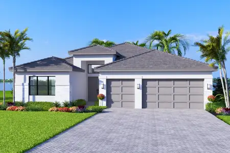 New construction Single-Family house 12320 Sw Calm Pointe Ct, Port St. Lucie, FL 34987 plan Julia II - image