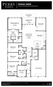 Floor Plan for 3069W