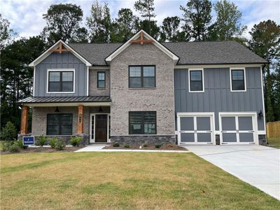 New construction Single-Family house 4720 Cooling Water Cir, Powder Springs, GA 30127 Reynold- photo 1 1