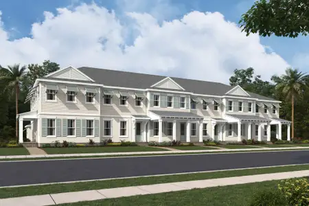 New construction Townhouse house 1050 SW Prairie Ave, Palm City, FL 34990 plan Oxeye - image