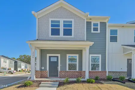 New construction Townhouse house 3524 Rosebush Dr, Zebulon, NC 27597 plan Thorton - image