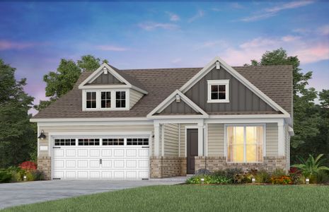 New construction Single-Family house 402 Steeplechase Blvd, Clayton, NC 27520 Mystique- photo 0