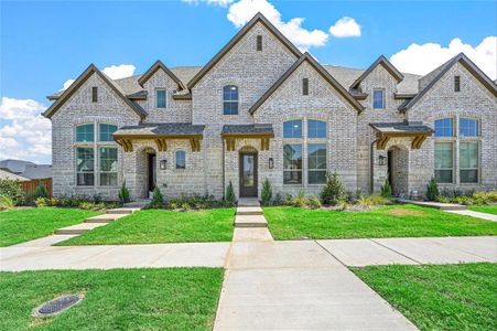 New construction Townhouse house 8140 Meadow Valley Drive, McKinney, TX 75071 Ashford Plan- photo 0