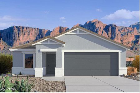 New construction Single-Family house 12314 E Aster Lane, Florence, AZ 85132 Abbot- photo 0