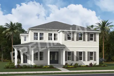 New construction Single-Family house 1050 SW Prairie Ave, Palm City, FL 34990 plan Barberton - image