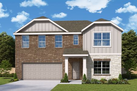 New construction Single-Family house 6519 Palo Pinto Ln, Manvel, TX 77578 plan Aria - image